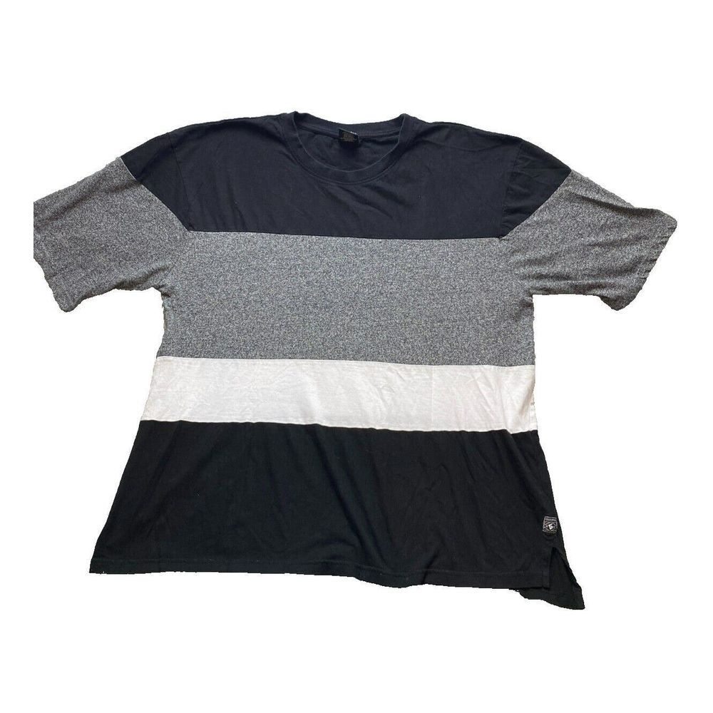 VTG Southpole Shirt Adult 3XB Black Colorblock Streetwear Skater Y2K Big‎ Mens
